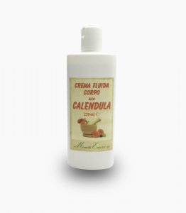 CREMA FLUIDA CORPO ALLA CALENDULA - confezione da 250 ml