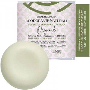 Deodorante Senso Naturale "ORIGINALE" profumazione LAVANDA + BERGAMOTTO + VIOLA - 45g