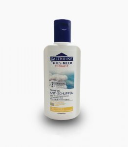 SHAMPOO ANTI FORFORA AI SALI DEL MAR MORTO - confezione da 250 ml