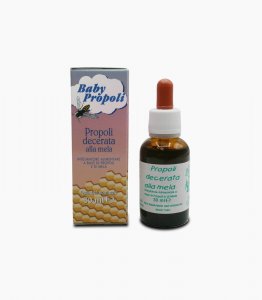 PROPOLI DECERATA ESTRATTO IDROGLICERICO "BABY PROPOLI" - GUSTO MELA - confezione da 30 ml