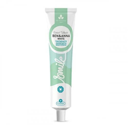 DENTIFRICIO "WHITE" CON FLUORO BEN & ANNA - 75 ml