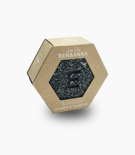 DOCCIA-SHAMPOO SOLIDO "ELM WOOD" BEN & ANNA - 60g