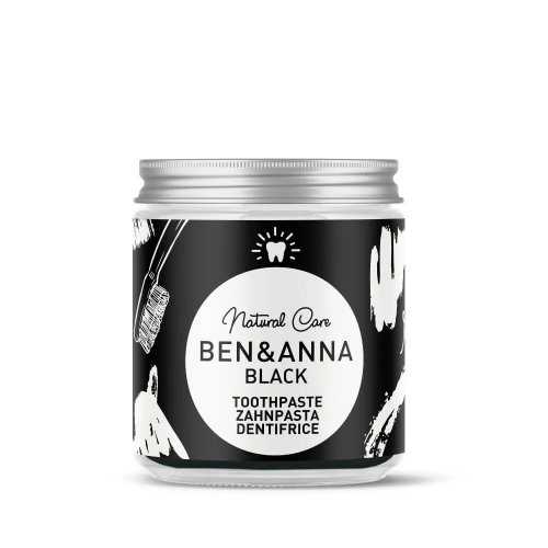 PASTA DENTIFRICIA "BLACK" AL CARBONE ATTIVO BEN & ANNA - 100 ml