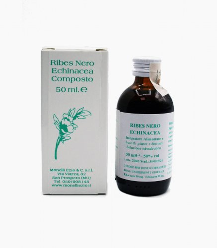 RIBES NERO ED ECHINACEA COMPOSTO- estratto vegetale idroalcoolico composto - 50 ml