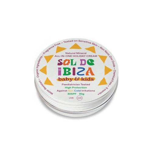 SOL DE IBIZA - CREMA SOLARE BIO BABY & KIDS ALTISSIMA PROTEZIONE SPF 30- confezione da 30g
